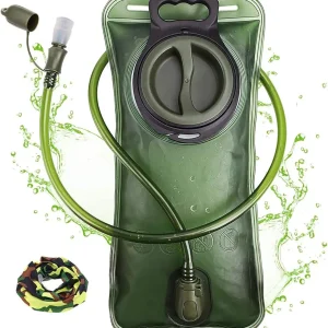 Leak Proof Water Reservoir Storage bag Military Green 2 Liter