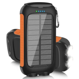 Solar Power Waterproof USB Charger For Camping, Hiking, Travel