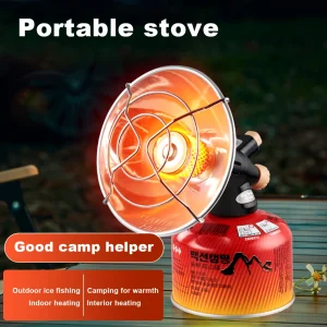 Portable Propane Heater with Protective Mesh Mini Camping Heater